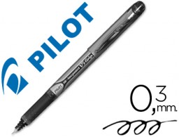Bolígrafo roller Pilot V-5 Grip punta aguja tinta negra 0,5 mm.